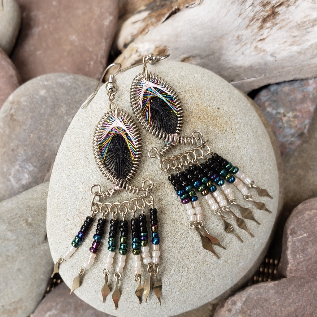 Boho Dangle Earrings Handcrafted